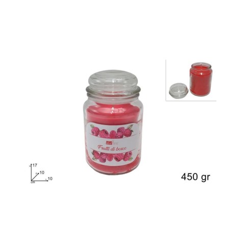 CANDELA PROFUMATA FRUTTI DI BOSCO 17X10X10